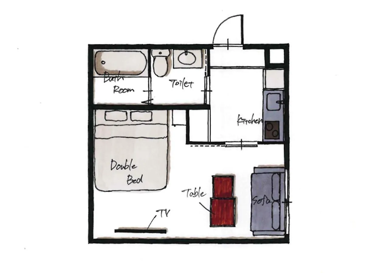 Apartment Hotel Modish Nijo Enmachi 京都市 日本