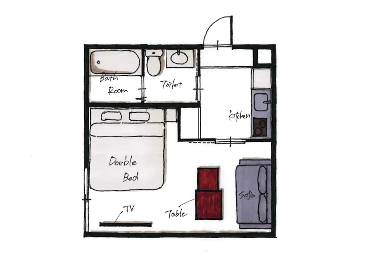 Apartment Hotel Modish Nijo Enmachi 京都市
